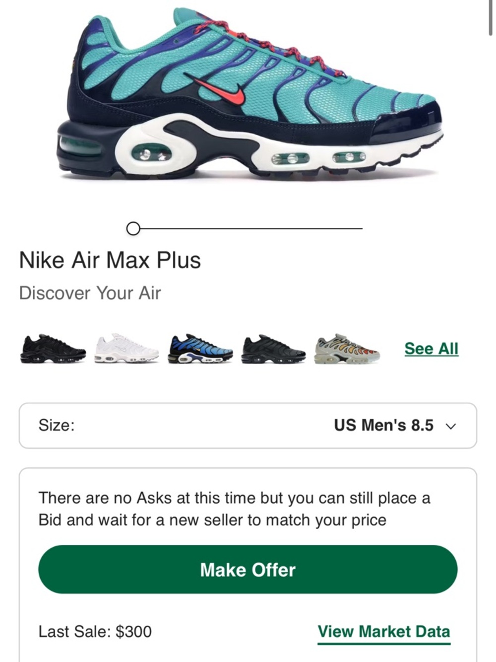 Brand New Just No Box Nike Air Max Plus TN-Discover your Air Edition - Picture 5 of 5